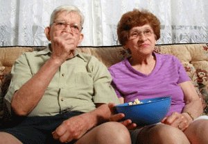 Mindless eating in front of the tv